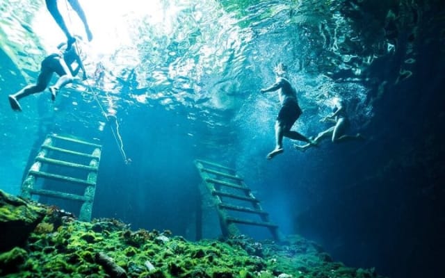 Tulum Jungle 1KM Zipline+ATV+Cenote+Water Zipline & Rappel photo 4