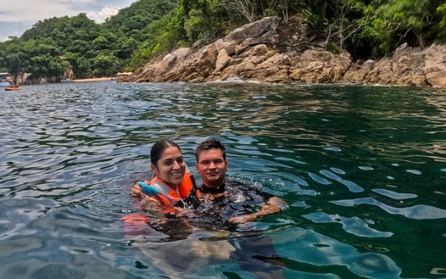 Aventure locale de snorkeling à Majahuitas et journée détente sur la plage photo 15