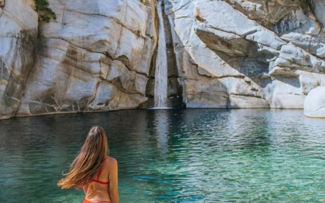 Los Cabos: Hiking at the Fox Canyon with Waterfall