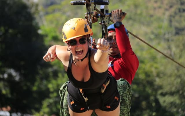 Zipline in the Jungle with Adrenaline and Views