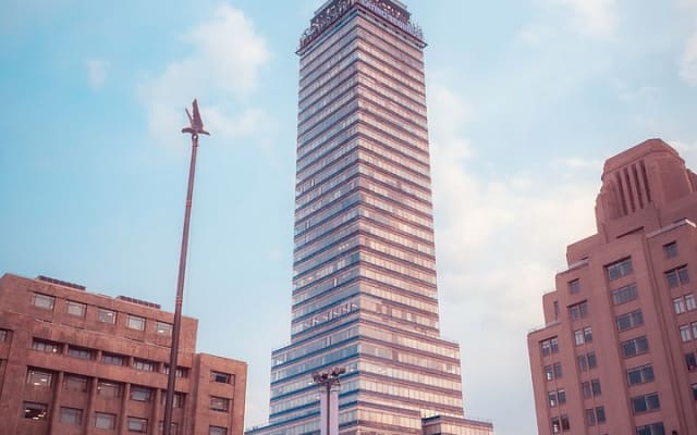 Viewpoint Torre Latino Panoramic view of Mexico City
