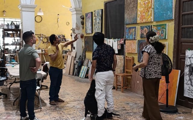 Visites privées d'ateliers d'artistes à Mérida avec un conservateur d'art contemporain photo 3