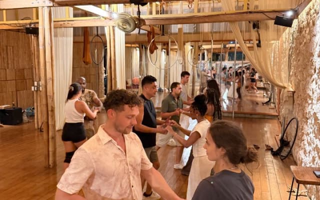 Tulum Salsa class at the Beach photo 8