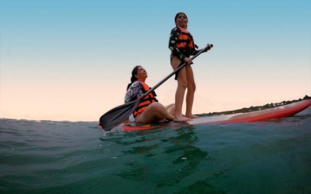 Tulum Sunrise on Sup Paddle board photo 2