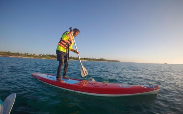 Tulum Sunrise on Sup Paddle board photo 3