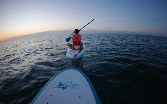 Tulum Sunrise on Sup Paddle board photo 5