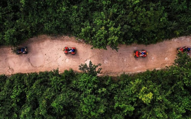 ATV Jungle Adventure with Ziplines, Cenote & Tulum Pickup photo 9