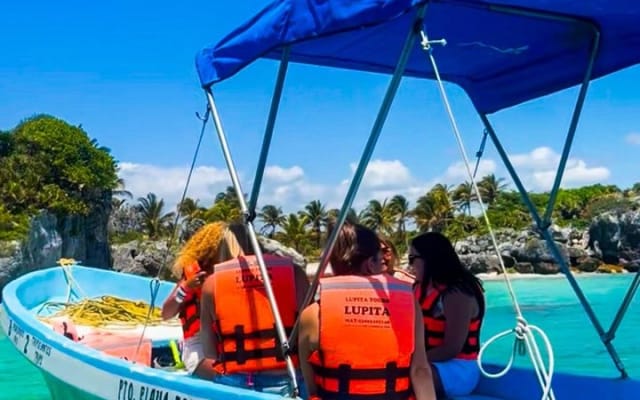 Discover Tulum from the Sea and Swim with Turtles photo 2