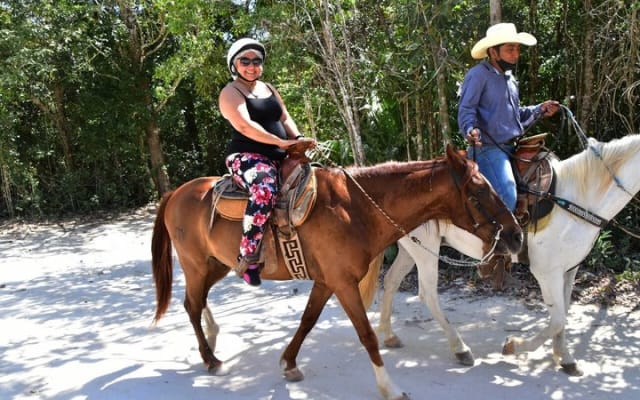 Horseback Riding Tour, ATV circuit, Ziplines & Cenote from Cancun photo 5