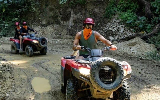 Combo ATV, pont Jorullo + tyrolienne et balade à dos de mule photo 7