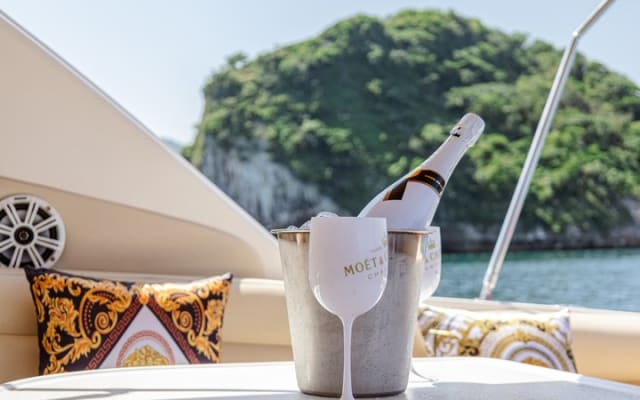 Private 51ft Yacht Tour Snorkeling at Los Arcos and Yelapa photo 4