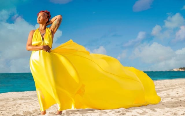 Séance photo avec robe volante à Playa del Carmen photo 4