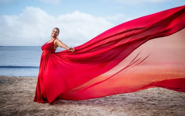 Séance photo avec robe volante à Playa del Carmen photo 2