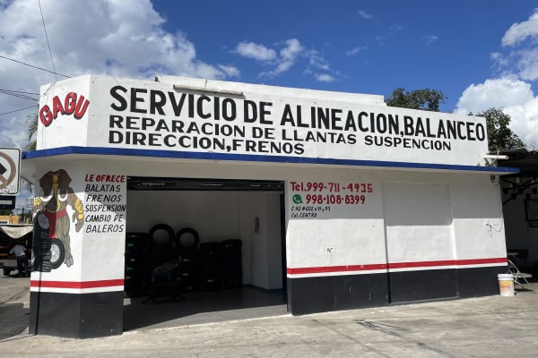 Servicio de alineación, balanceo y suspension en general “GAGU”.