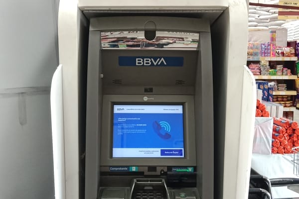 Cajero automático bbva