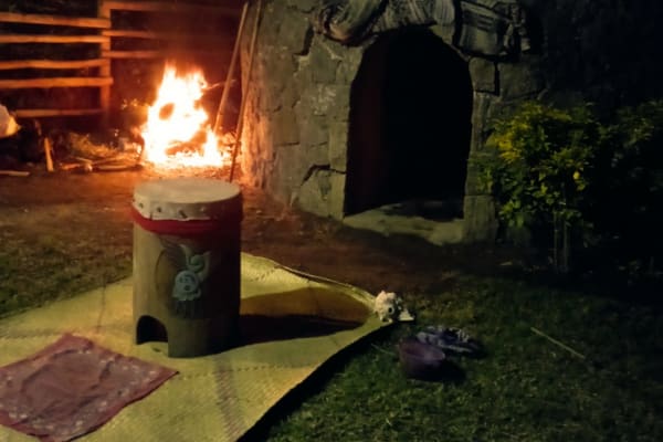 Temazcal en la montaña
