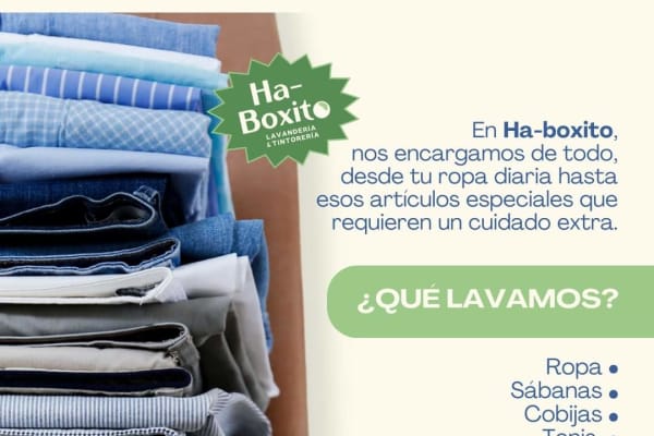 Lavandería y tintorería Ha Boxito