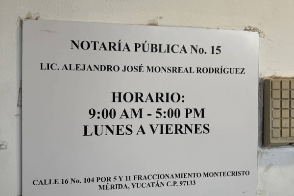 Notaría Pública 15 - Monsreal