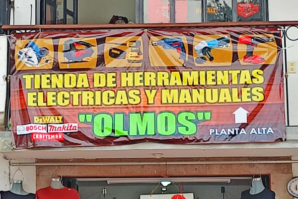 TIENDA DE HERRAMIENTAS ELECTRICAS Y MANUALES "OLMOS"