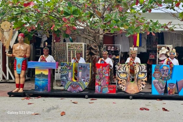 Guerreros Mayas Y Letra Tulum Zona Arqueológica
