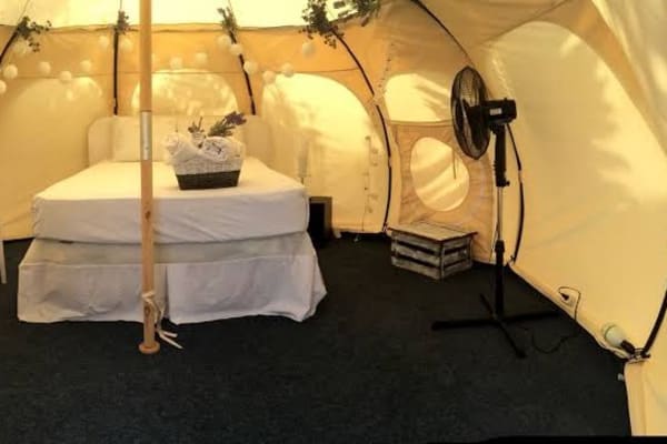 Eco-Friendly Tents on Organic Farm in Tulum, Mexico