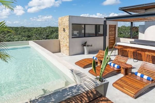 2 Bed Panoramic Penhouse at Irie Tulum Boutique Hotel