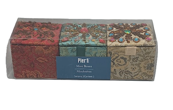 Pier 1 Imports Mini Boxes (Contains 3 Boxes)
