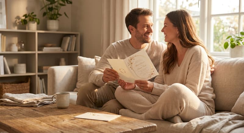 Faire-part de mariage élégant sur fond blanc avec enveloppe et ruban, guide complet pour bien choisir.