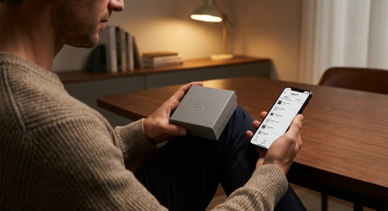 Guide pour choisir un cadeau personnalisé pour un homme, avec tableau des profils et budgets.