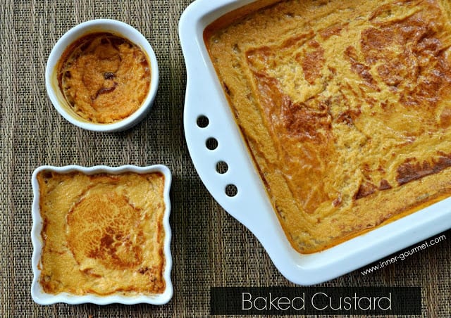 Baked Custard - Alica's Pepper Pot