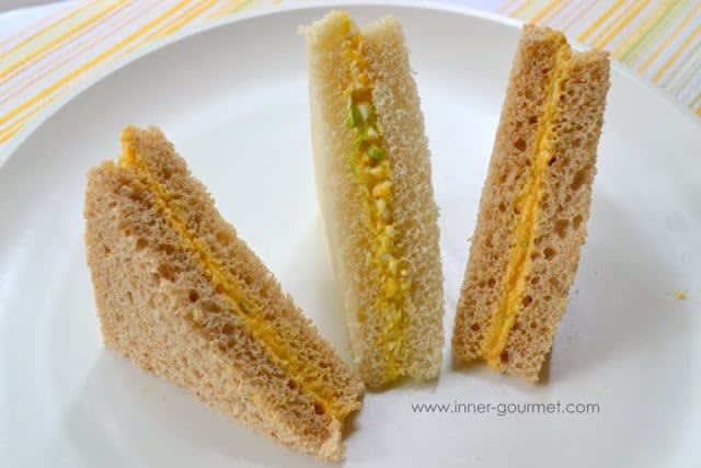Cheese Paste and Egg Salad Sandwiches - Alica's Pepper Pot