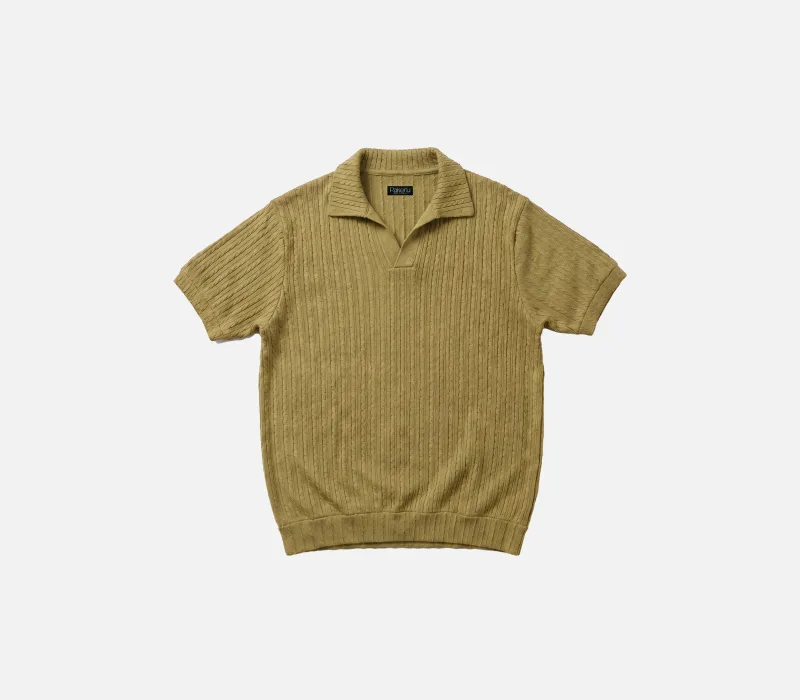 Pakeru Spire Polo — luxury African fashion Ghana