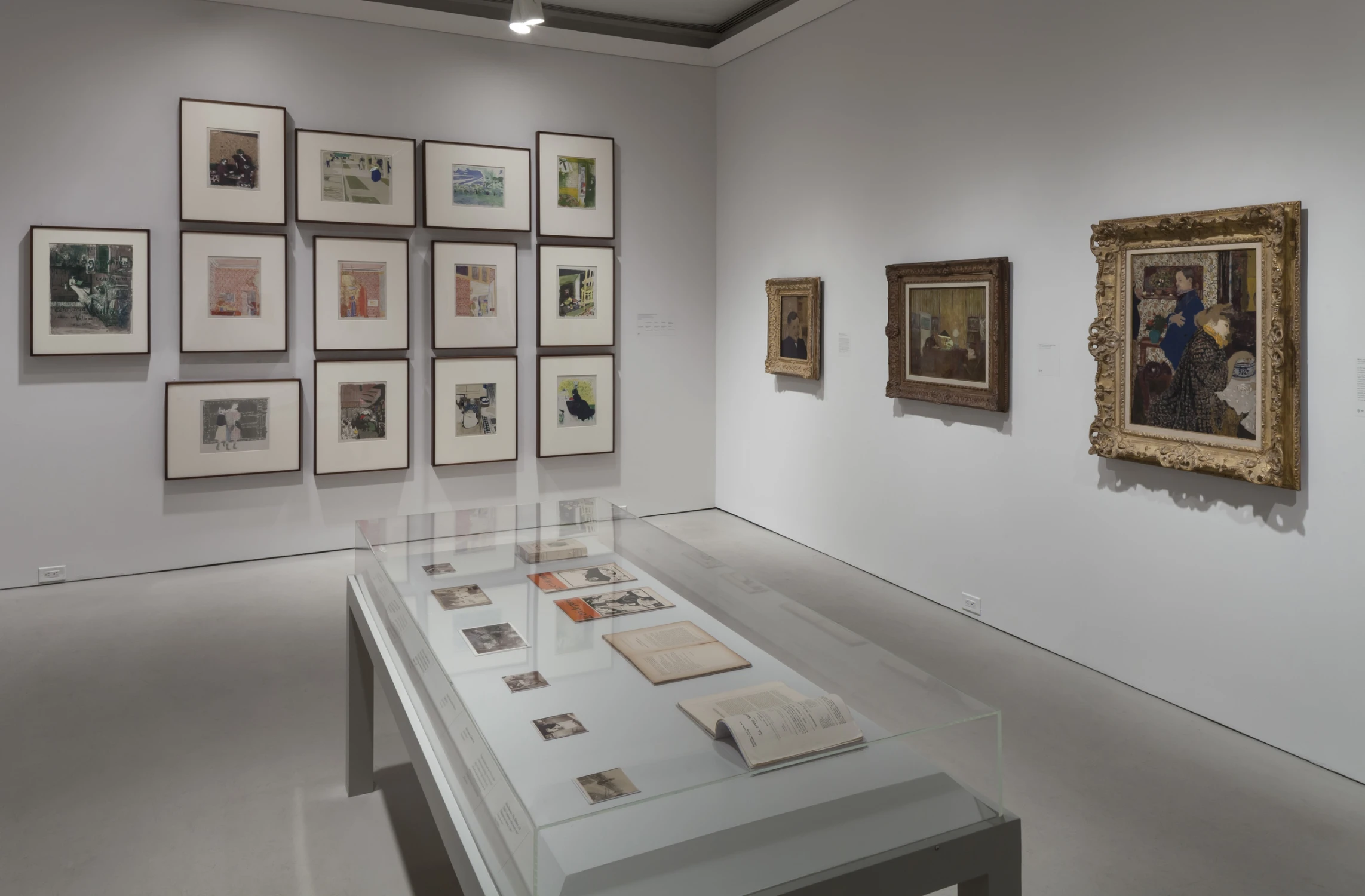 paintings, photographs, books, frames