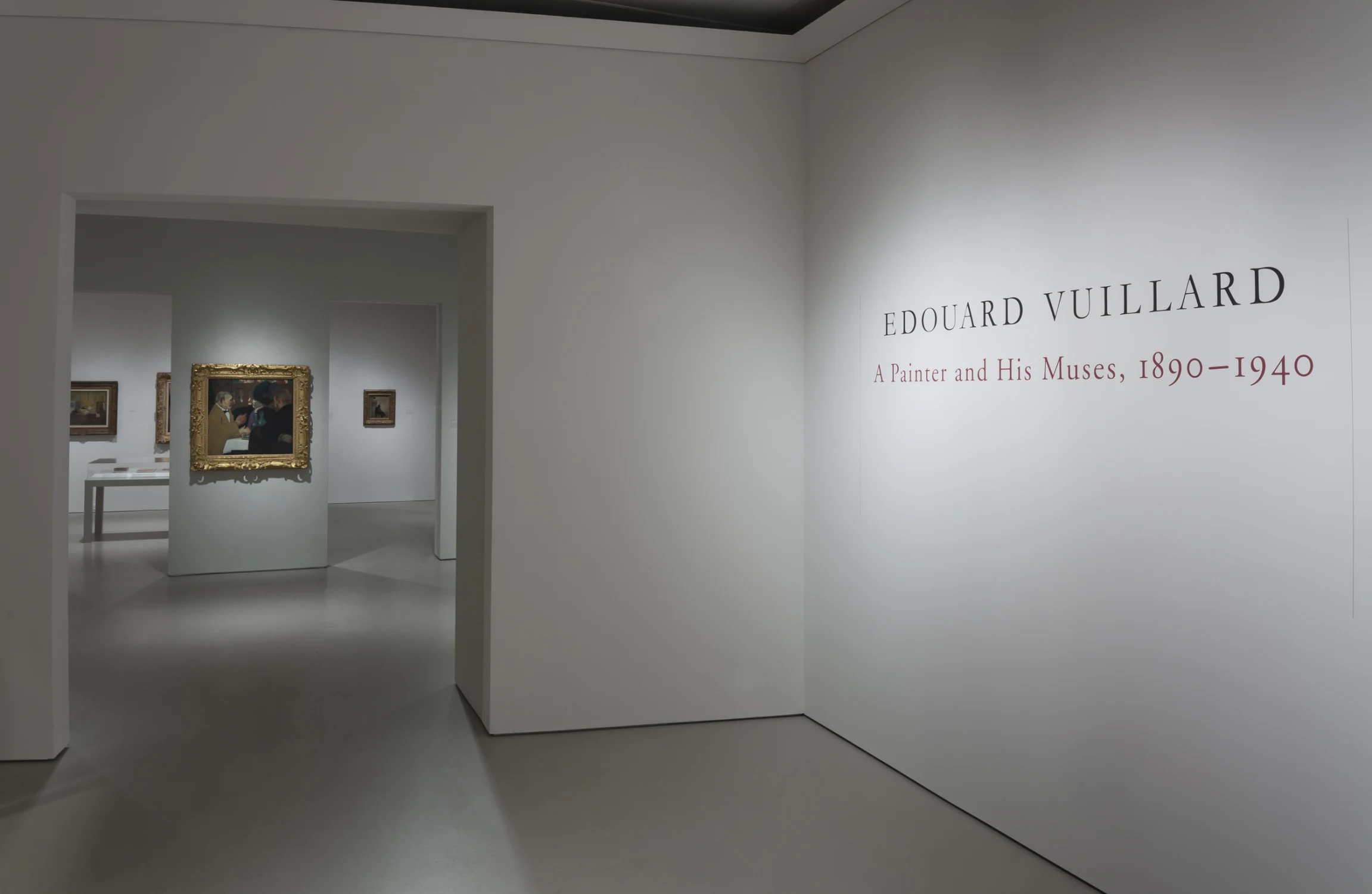 edouard vuillard, entrance, white walls