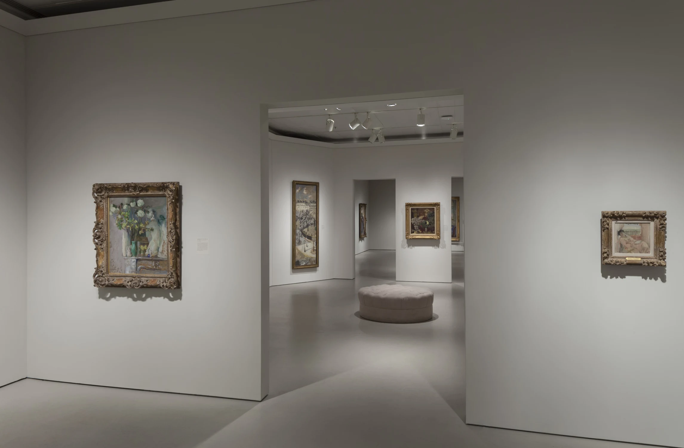 gallery, paintings, flowers