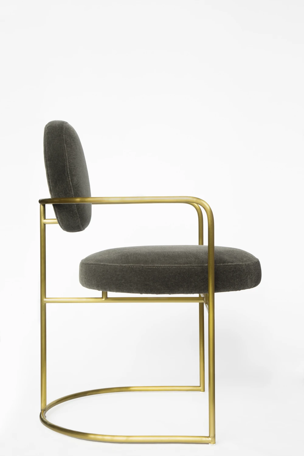 SIDE, BLACK, LEATHER, GOLD, ARM CHAIR, SIDE