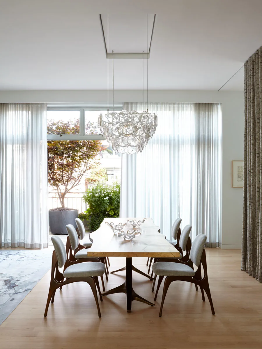 DINING ROOM, table, chandelier, terrace