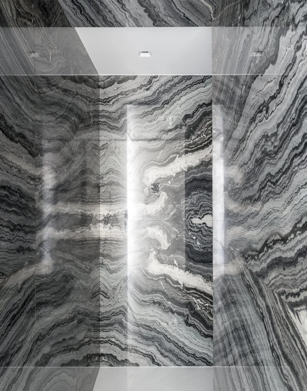 HIS SHOWER, marble