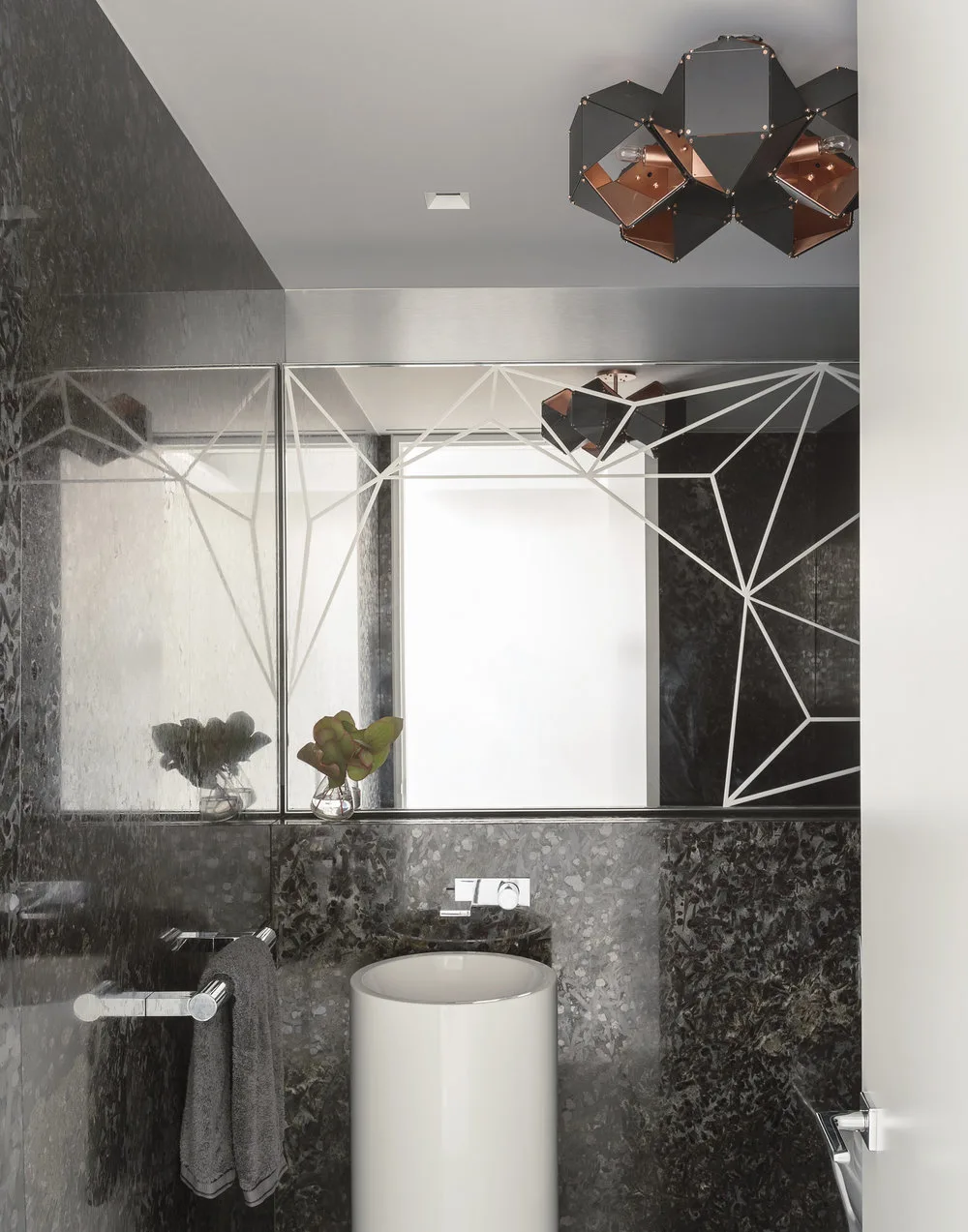 POWDER ROOM, bathroom, mirror, sink