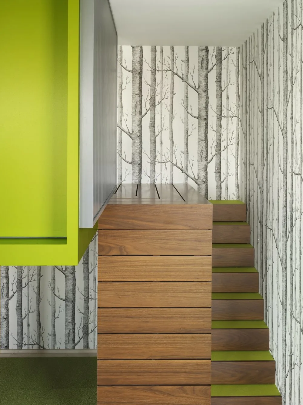 PLAYHOUSE STAIR, wood, wallpaper
