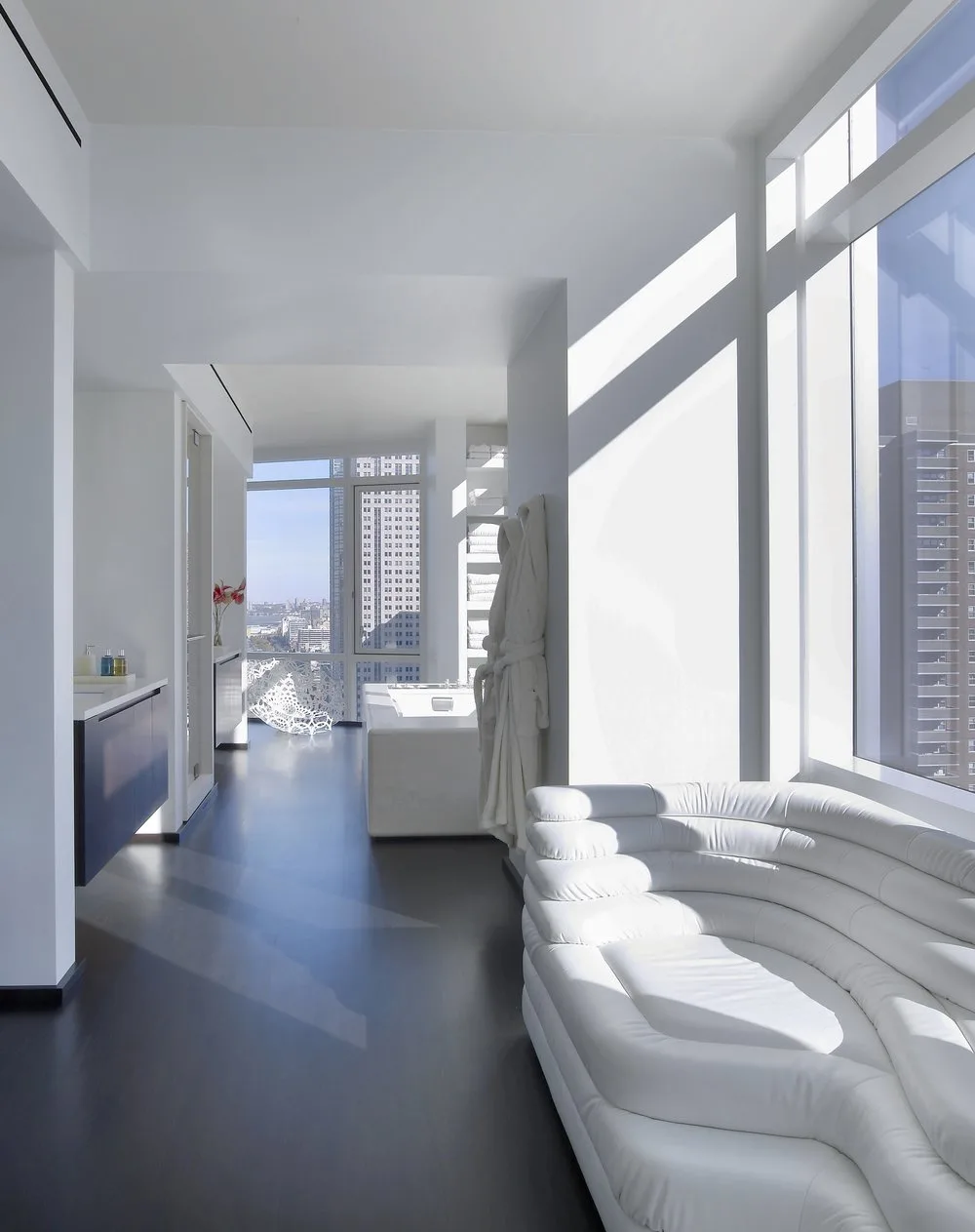 BATHROOM, couch, windows