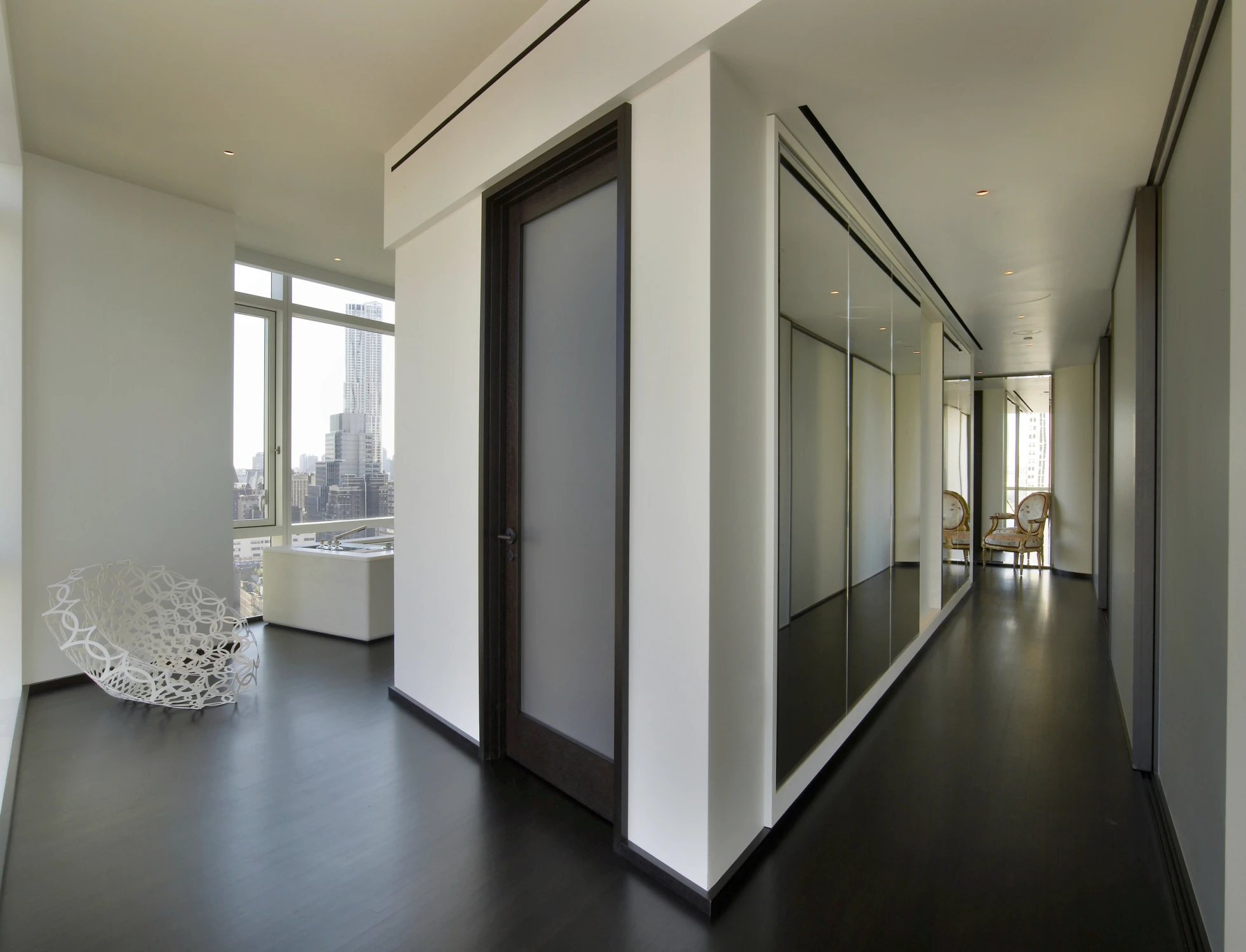 CORRIDOR, hallway, chair, closet