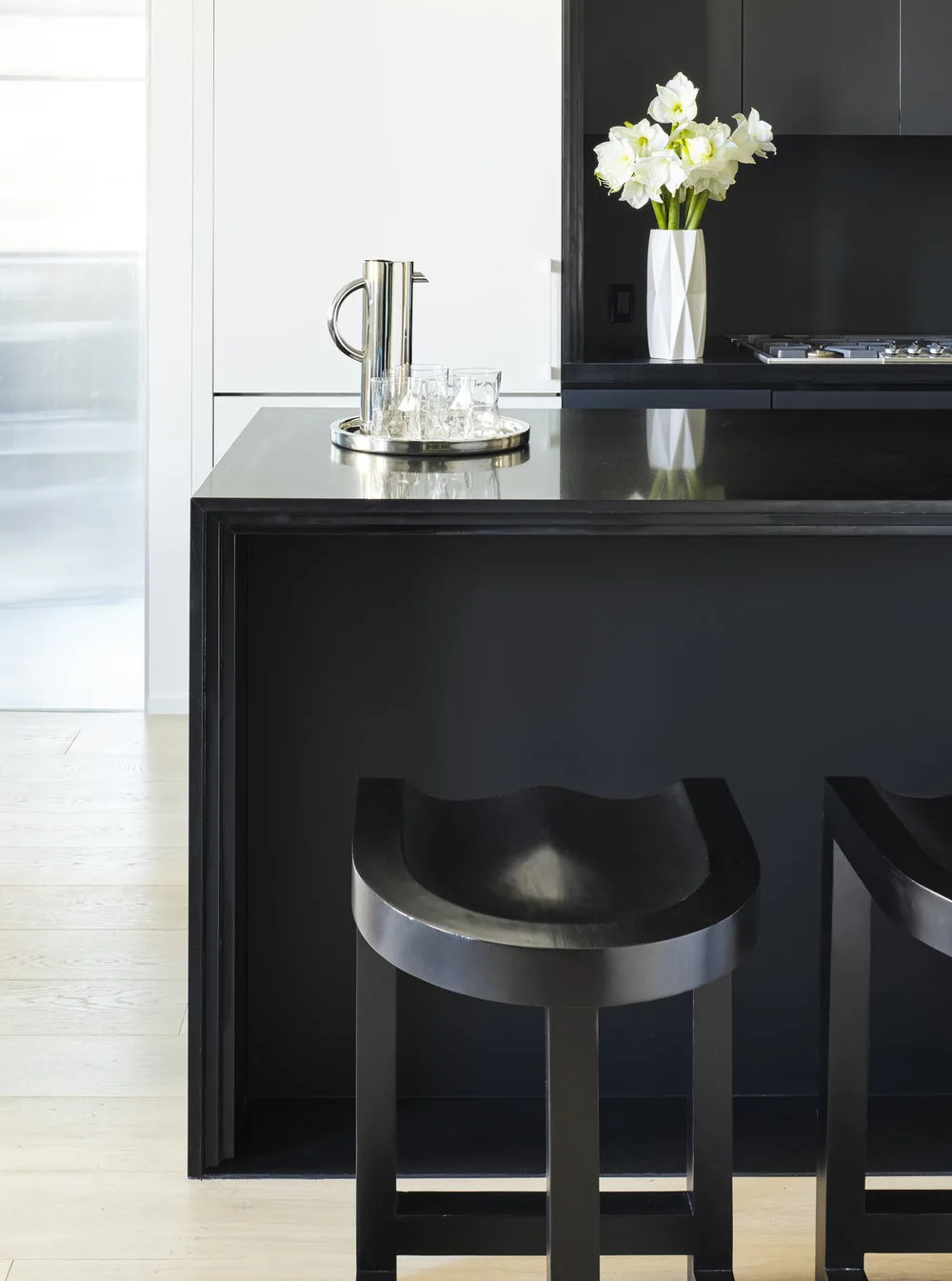 kitchen, stool, counter