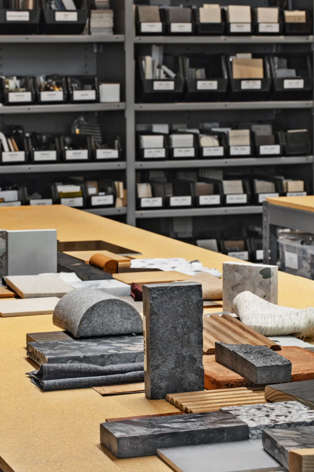 materials, storage, stone, cork