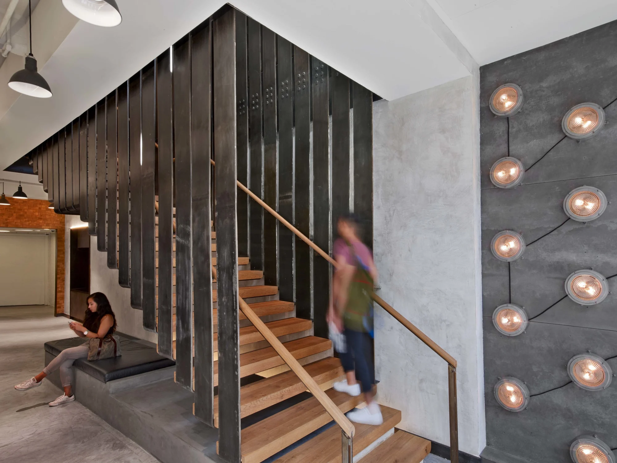 STAIR, seating, wood, floating