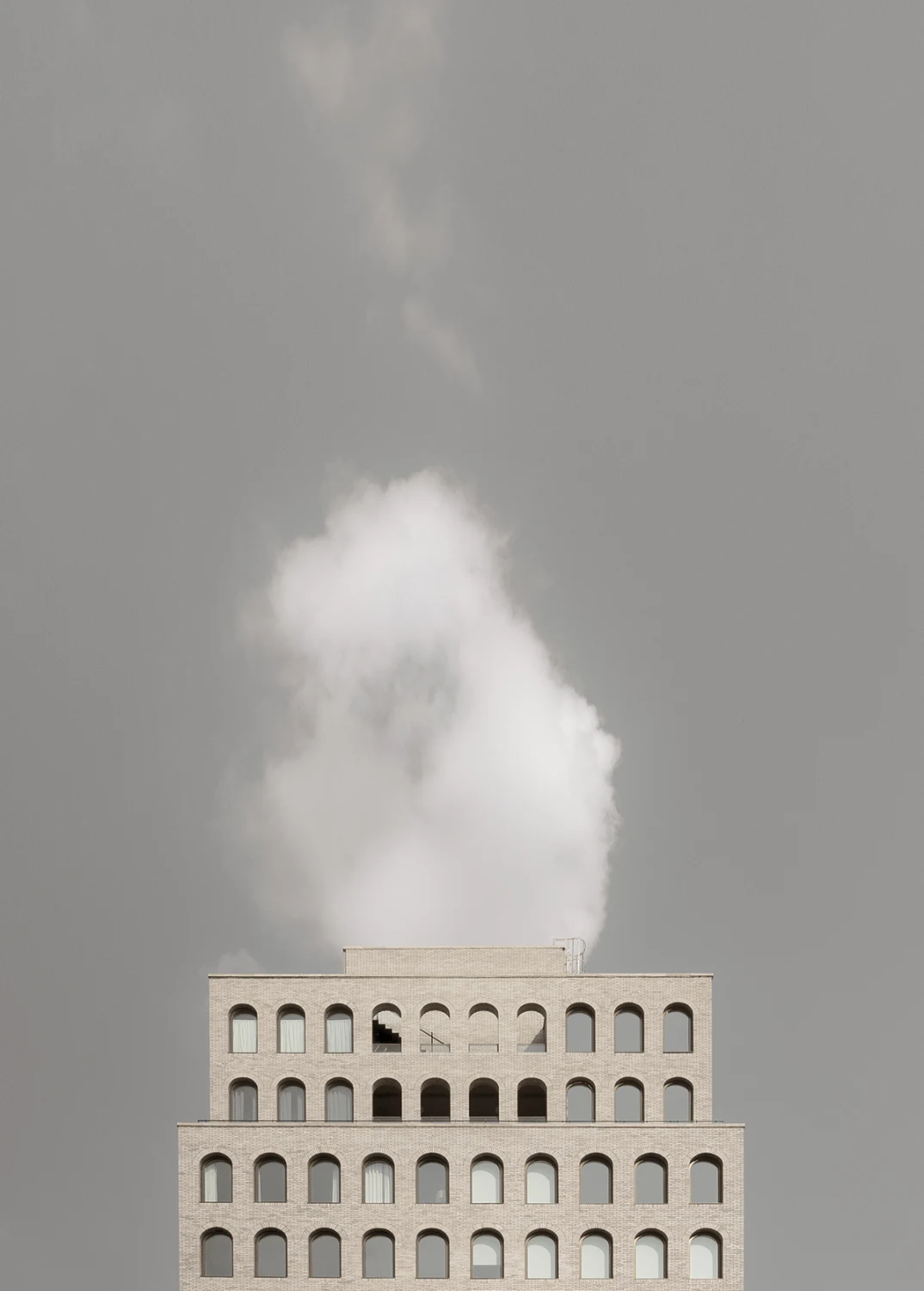 cloud, exterior, arches, windows