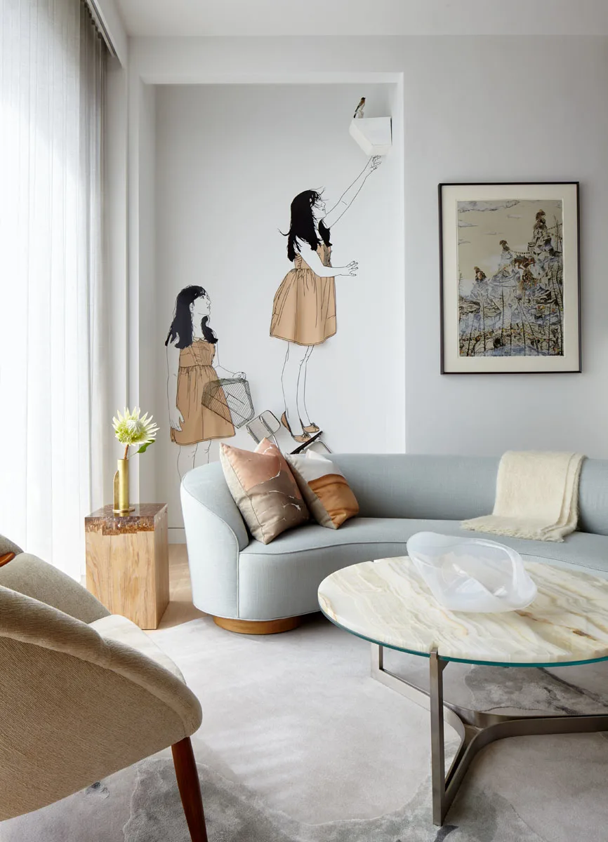 RUG, LIVING ROOM, CARPET, ART, SOFA