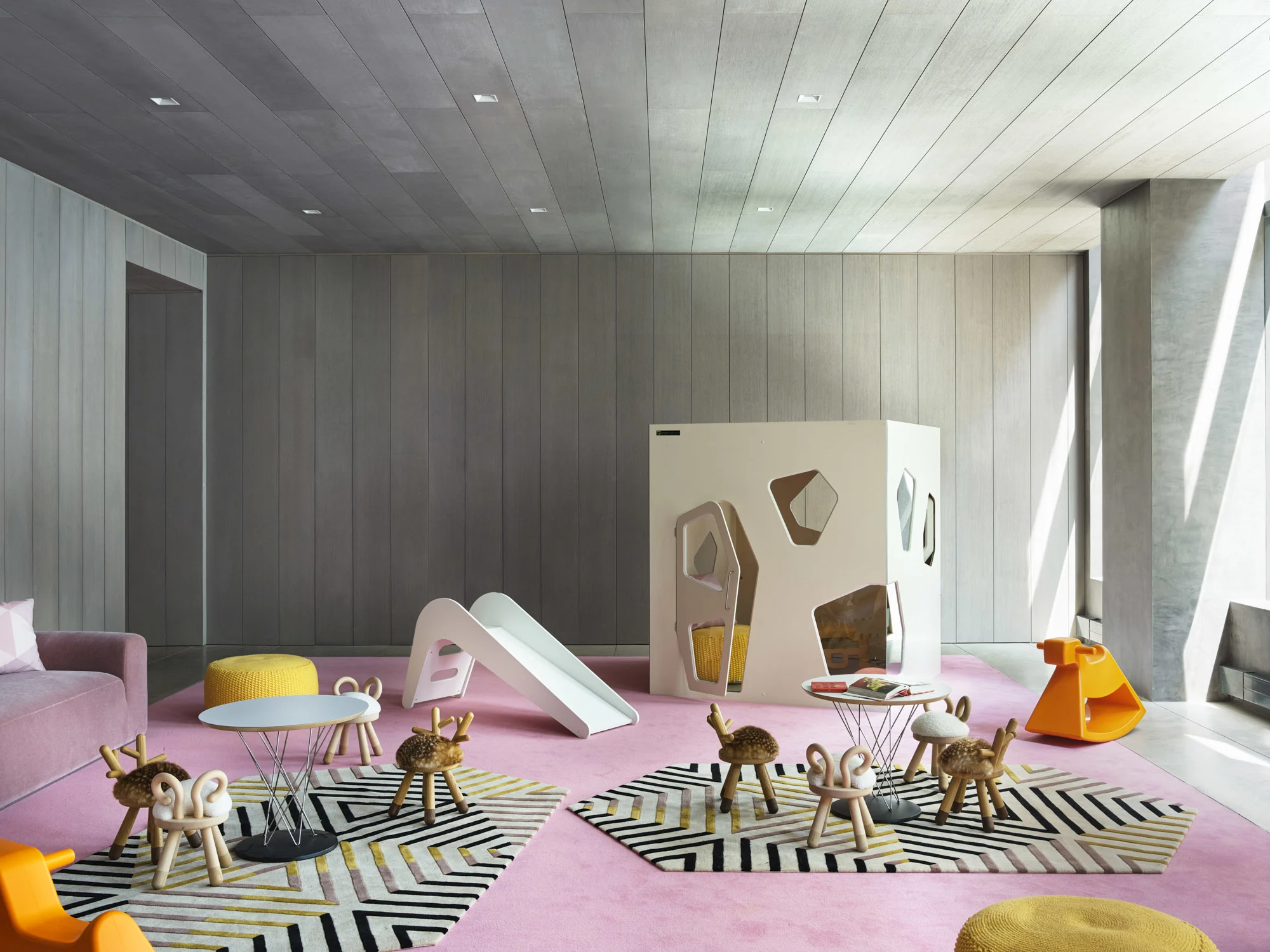 LOUNGE, playroom, rugs, toys