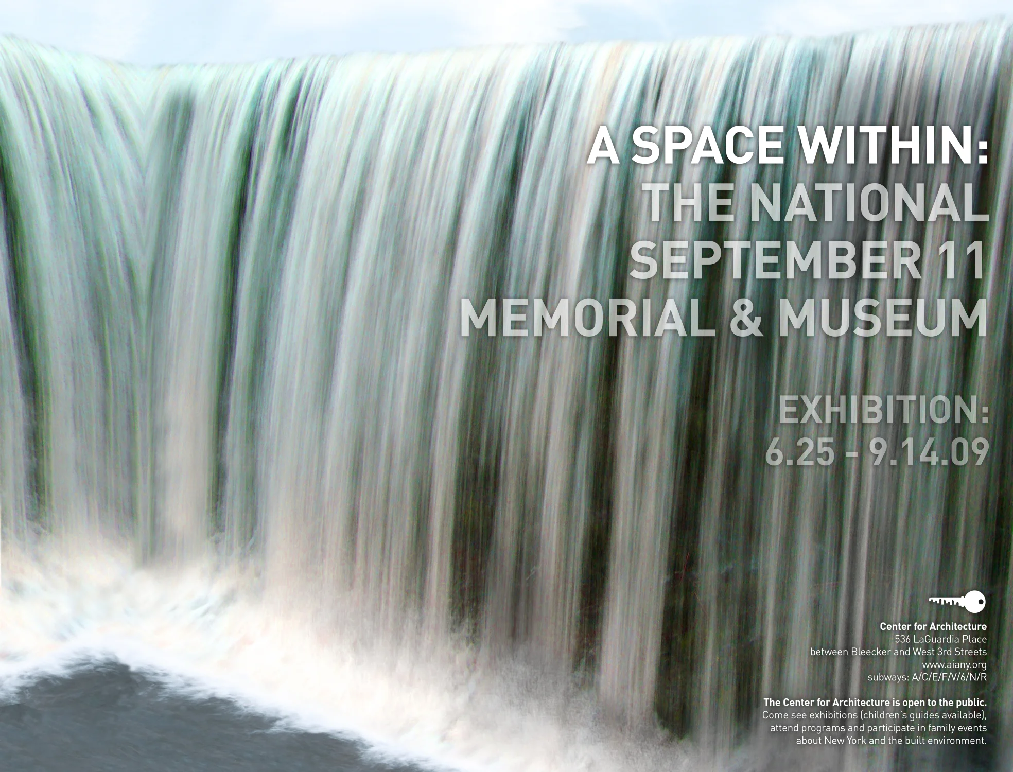 world trade center exhibit, subway poster