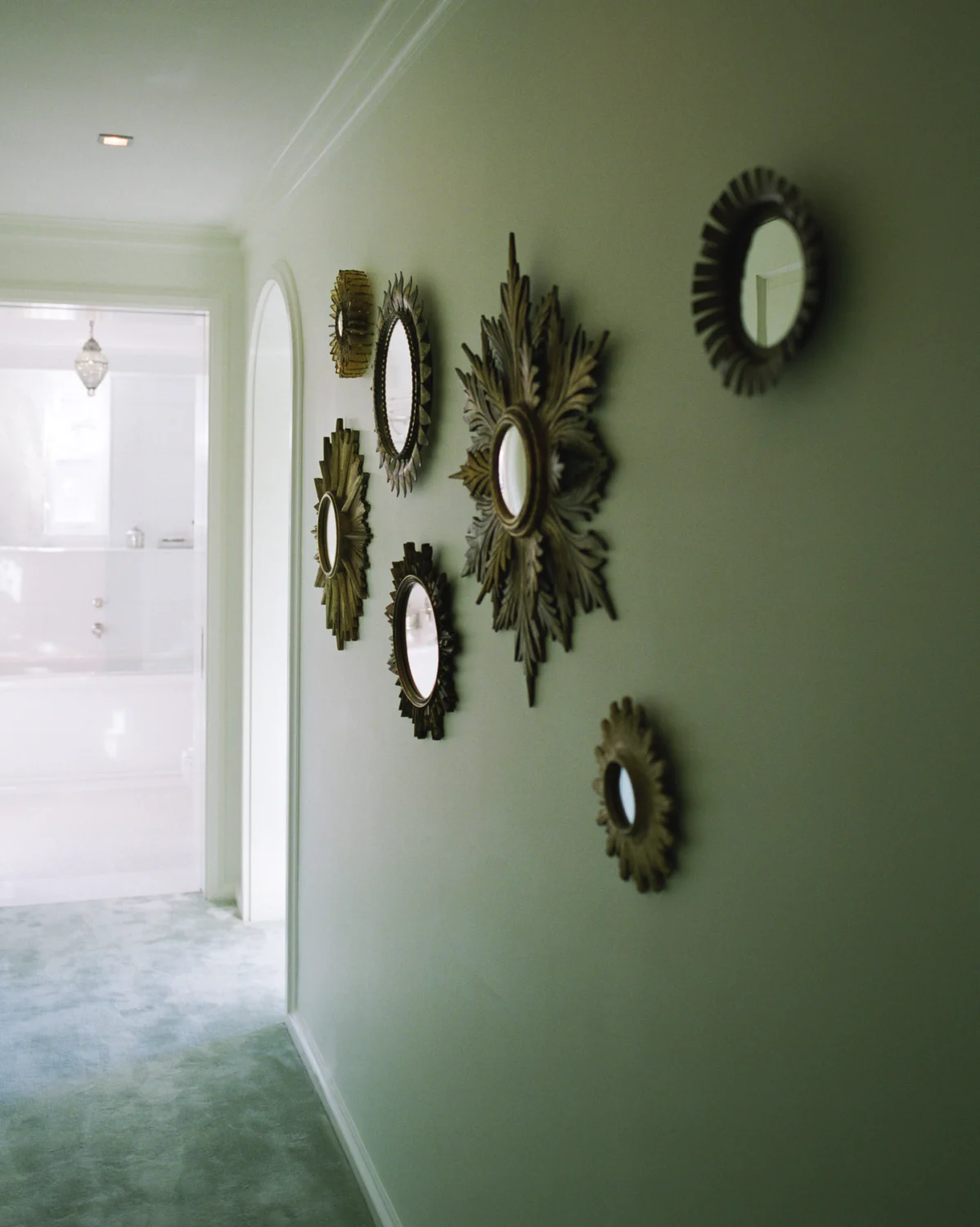 HALL, art, metal, mirrors
